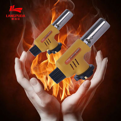 Butane Gas Flame Gun Kitchen การปรับเปลวไฟอย่างรวดเร็ว