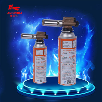 สีน้ำตาล ODM 18 ซม. Cassette Gas Torch Burner 1300 องศาเซลเซียส