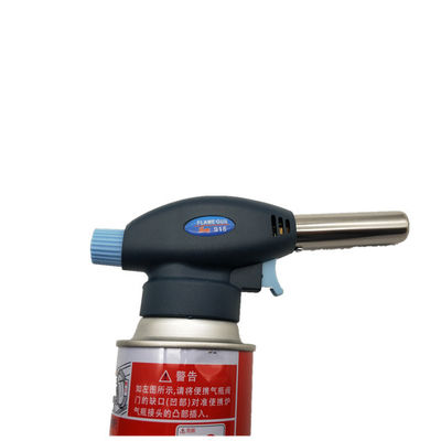 พลาสติกสีดำแบบพกพา 17 ซม. Butane แคมป์ปิ้ง Torch
