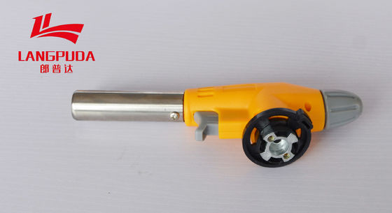 ปืนเชื่อมไฟฉายแบบปรับได้ Safety Lock, 17.5cm Butane Brazing Torch