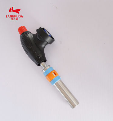 ห้องครัวโลหะ 24 ซม. แบบพกพาแก๊สไฟฉาย Butane Flame Gun