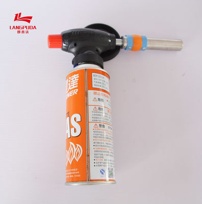 ห้องครัวโลหะ 24 ซม. แบบพกพาแก๊สไฟฉาย Butane Flame Gun