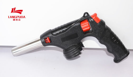 โลหะแบบพกพาแคมป์ปิ้ง 22 ซม. Butane Gas Torch ไฟแช็ก