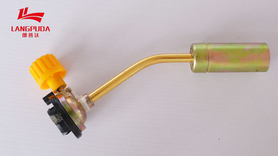19.8 ซม. Cassette Gas Torch Burner, Butane Gas Welding Torch เปลวไฟปรับได้