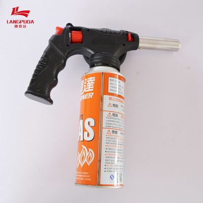 โลหะแบบพกพาแคมป์ปิ้ง 22 ซม. Butane Gas Torch ไฟแช็ก