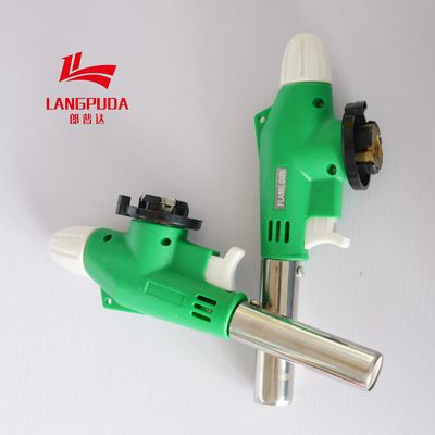 ปืนไฟฉายแก๊ส Piezo ขนาด 180x60x49 มม. ไฟฉาย Piezo Blow Torch แบบปรับได้ Adjustable