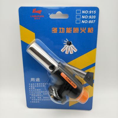 แคมป์ปิ้งโลหะแบบพกพา BBQ 14cm Butane Heating Torch