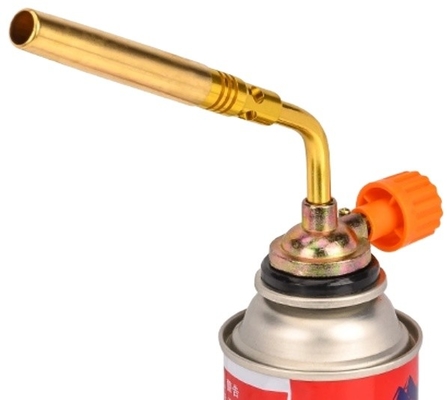 หมุนฟรีแบบพกพา 12 ซม. ไฟฉายทำความร้อนด้วยแก๊ส Flame gas torch