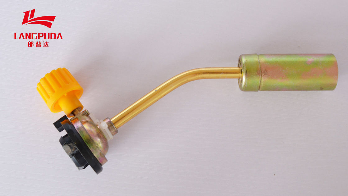 19.8 ซม. Cassette Gas Torch Burner, Butane Gas Welding Torch เปลวไฟปรับได้